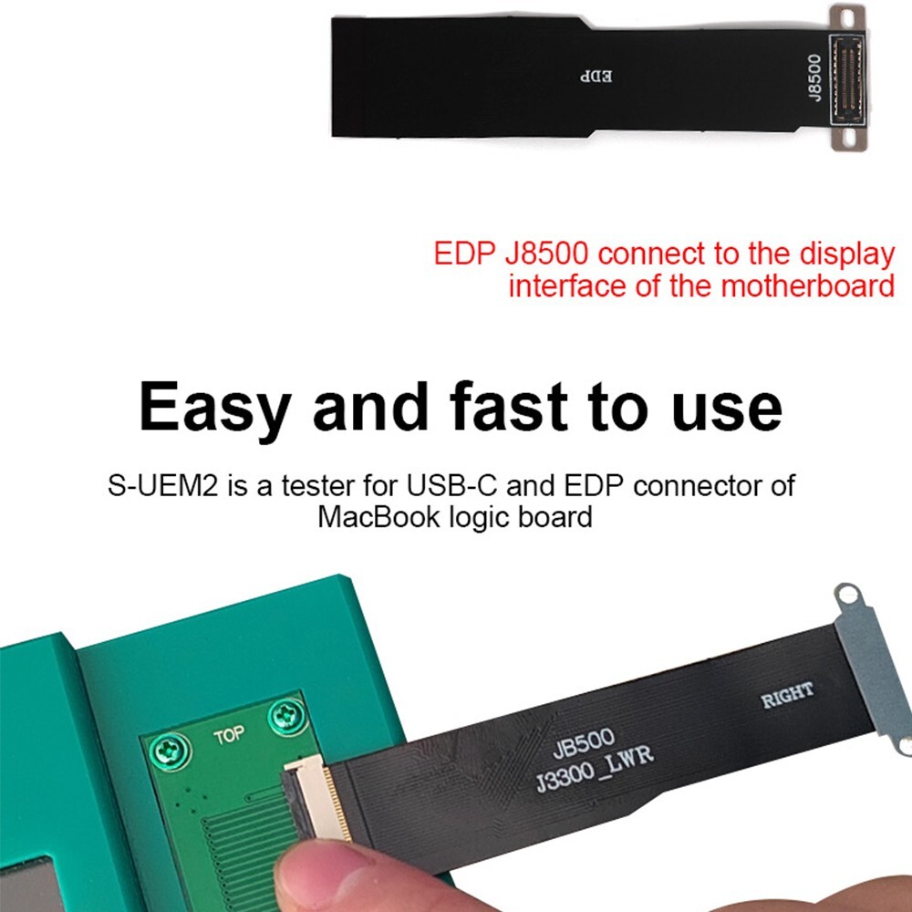 USBC & EDP Meter/ Detector for EDP Connector of MacBook Logic Board/ Screen