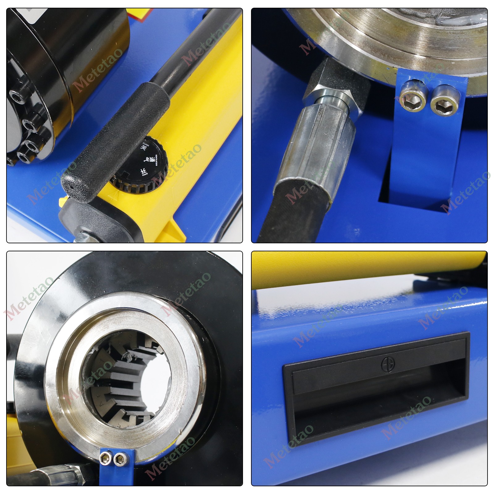 High Pressure Manual Hydraulic Hose Crimper Hose Pipe Crimping With 8 sets Molds