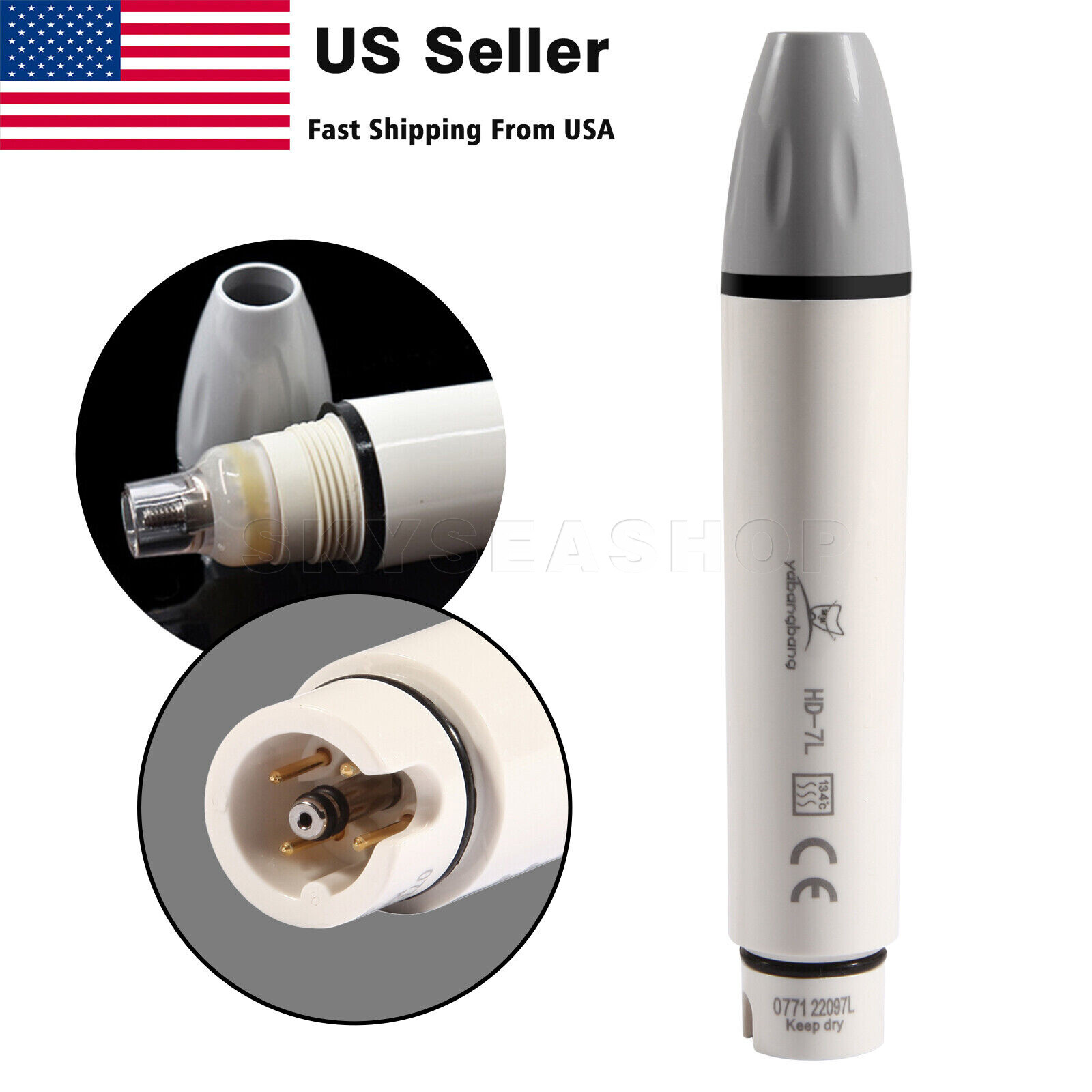 HD-7L Dental Ultrasonic Piezo Scaler Handpiece LED Light For DTE SATELEC USA