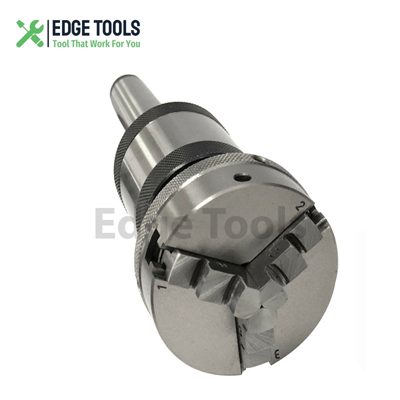 Self Centering Baby Lathe Chuck MT2 Revolving Center 2MT Shank 3 Jaw 65mm 2-1/2″