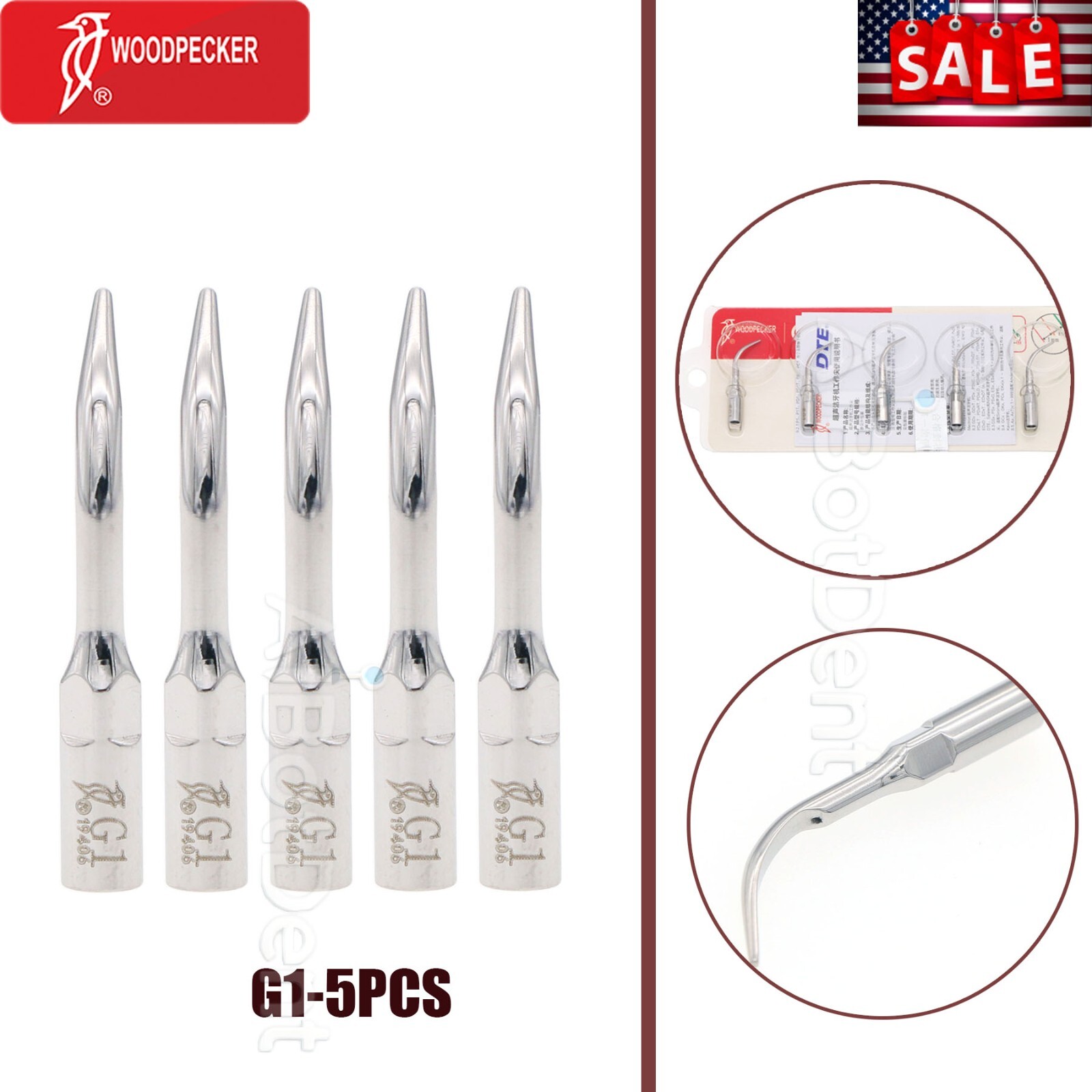 Woodpecker UDS-N2/N3 LED Ultrasonic Piezo Scaler Built in For Dental Chair EMS
