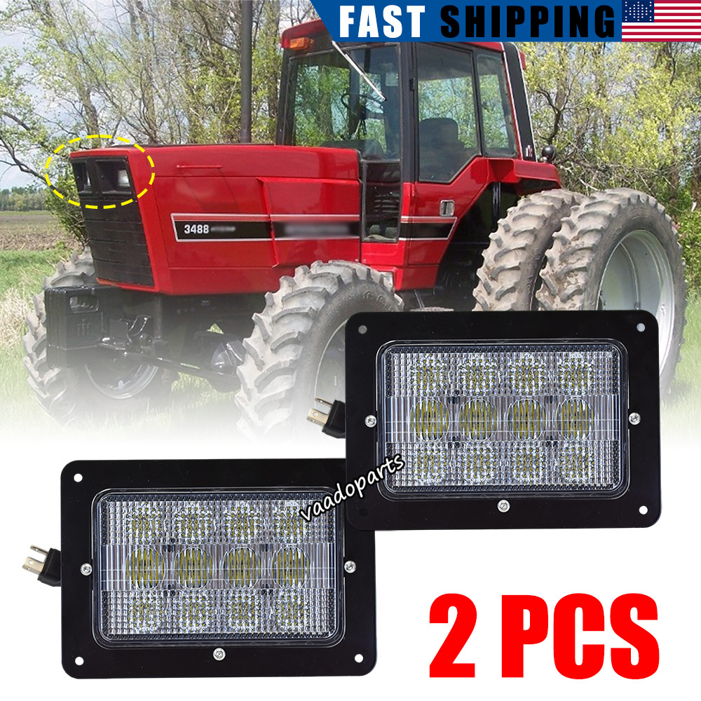 2XLED Hood Light For Case IH 3088 3288 3488 3688 5088 5288 5488 9110 9130 9150