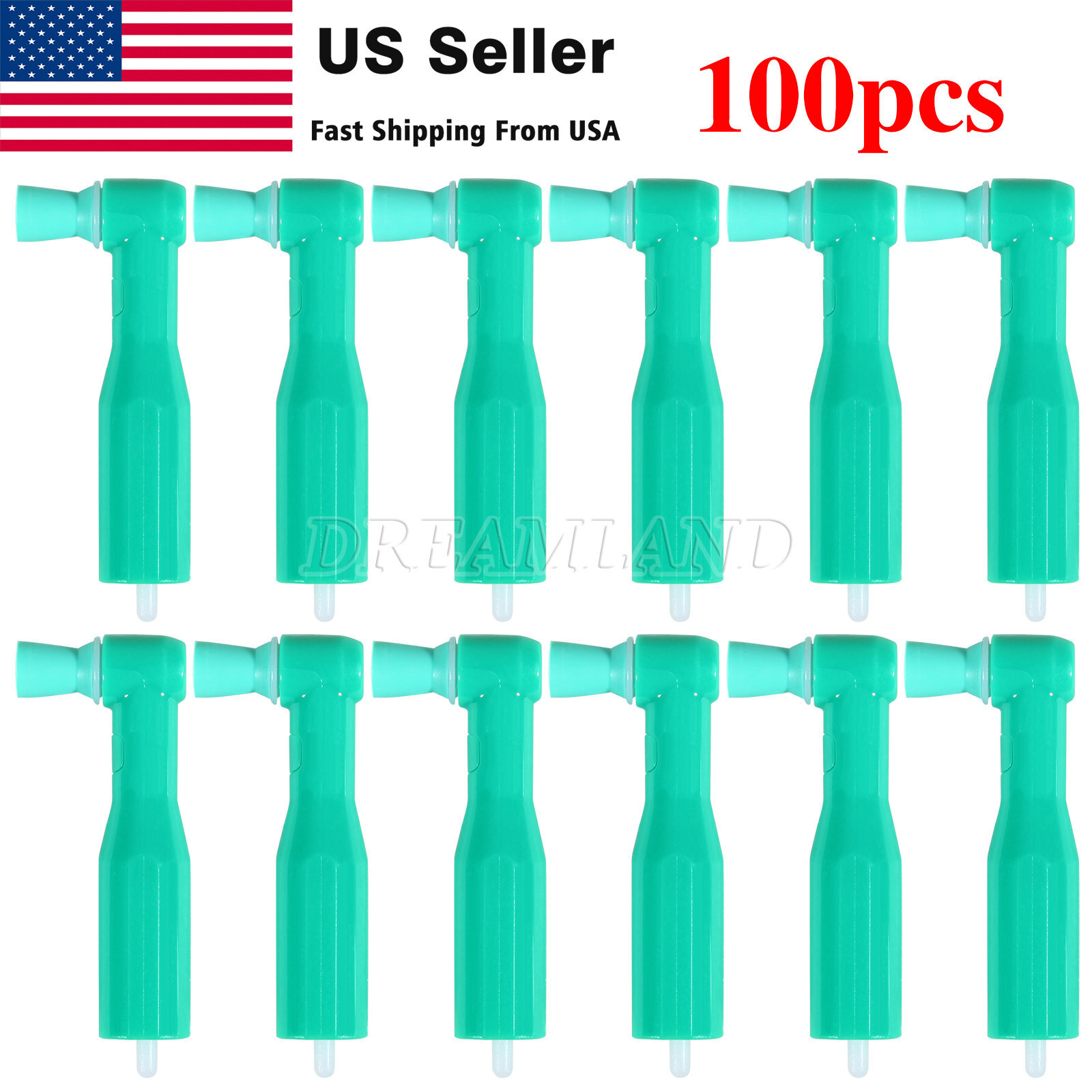 100pcs Dental Disposable Prophy Angles Cup Latex Free Right Angle Polishing Cups
