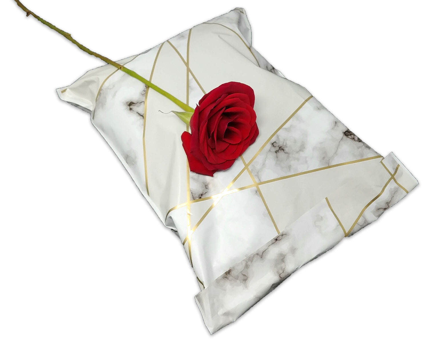 14×17 Leopard, Cloud, Marble, Roses Designer Poly Mailers, Shipping Mailing Bags