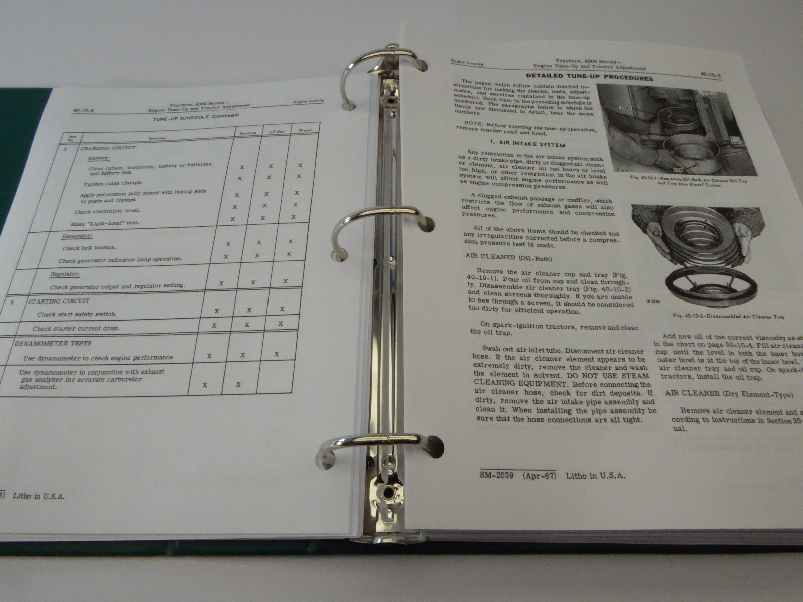 John Deere 4000, 4010, 4020 Tractor Technical Service Repair Manual Shop Book