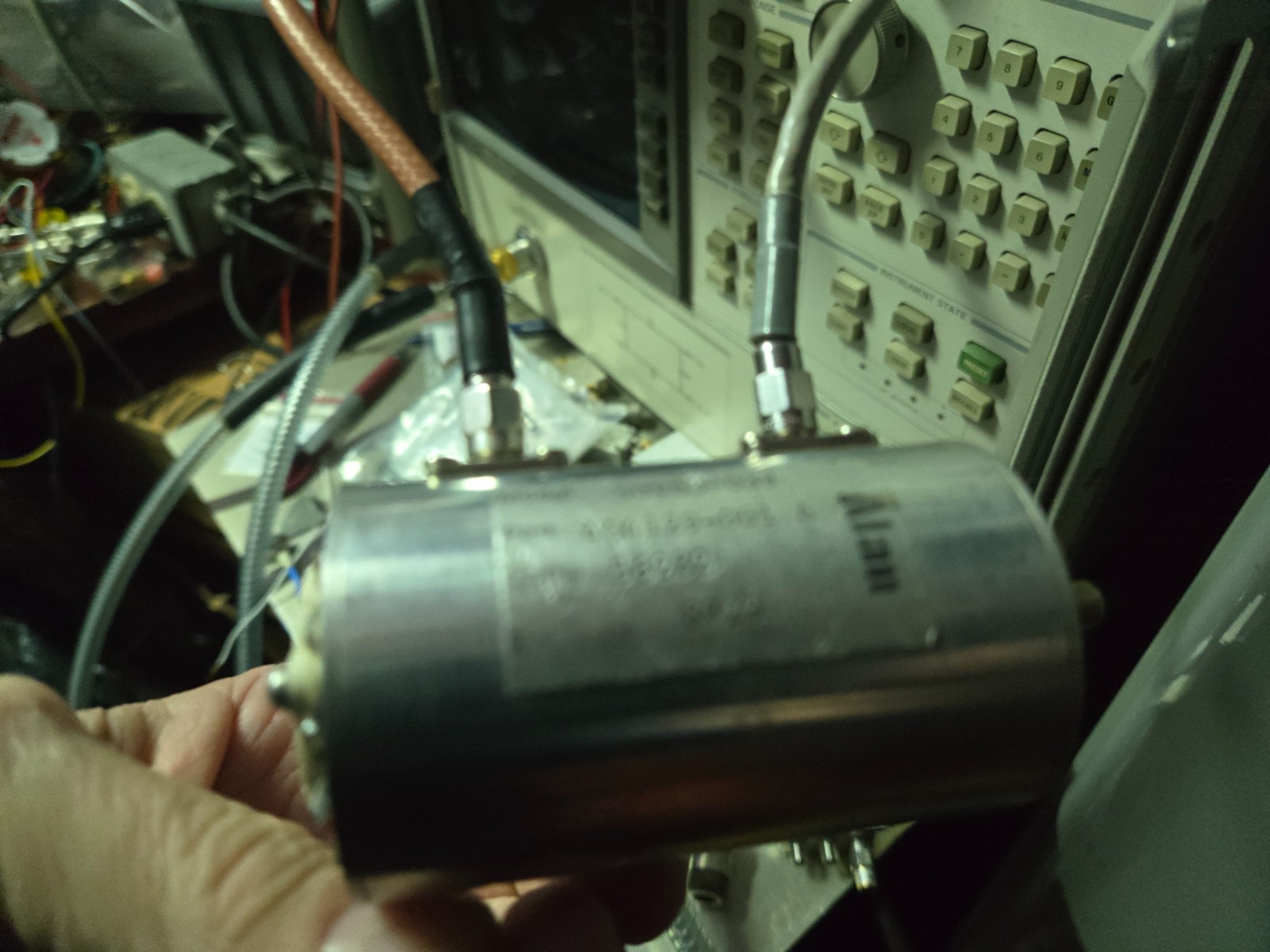 Allen Industries 50V60-001 rotary step attenuator 0-60dB SMA Tested