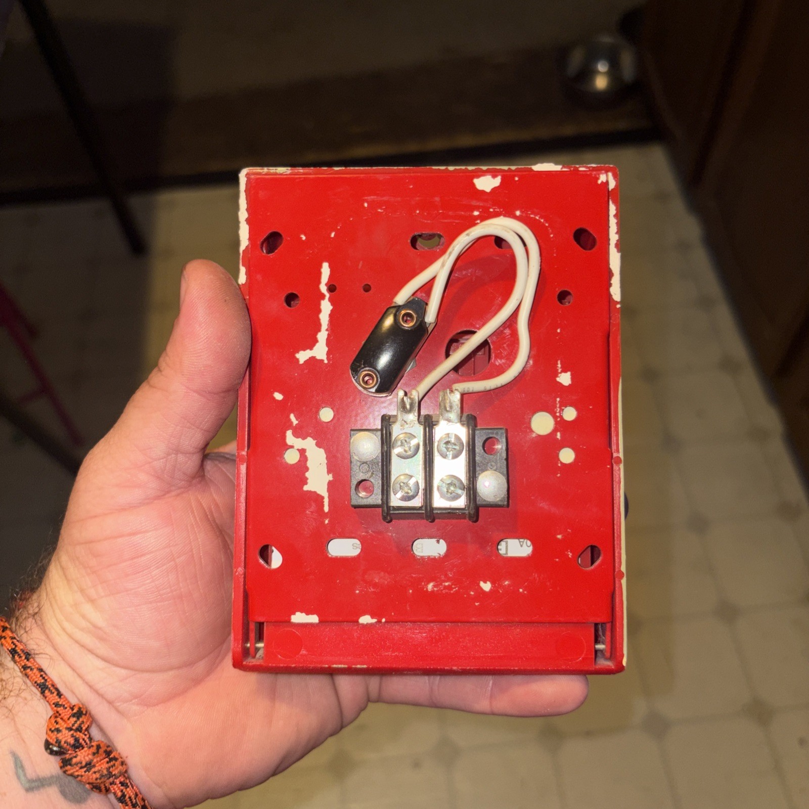 Fire-Lite Bg-10 Rev. F Manual Pull Station Fire Alarm 3 Amps 30 Volts TESTED