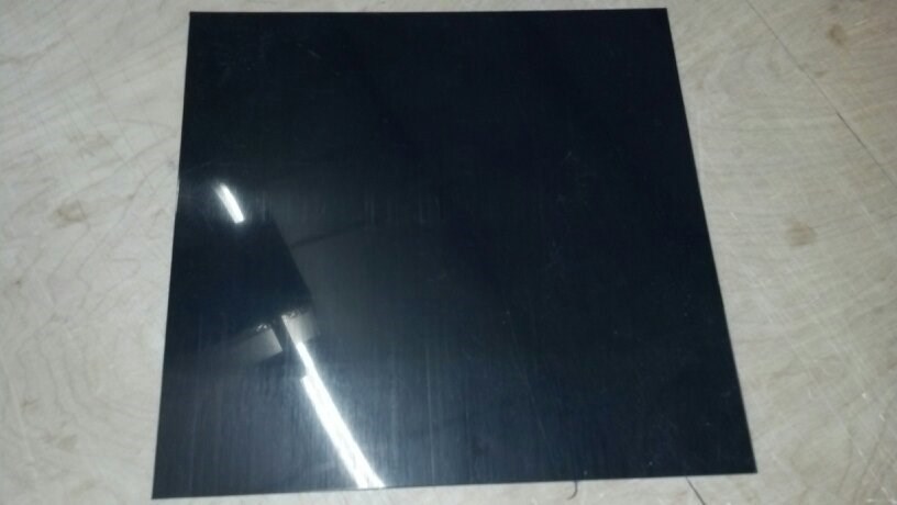 BLACK POLYETHYLENE HDPE PLASTIC SHEETS 0.060″ X 24″ X 24″ VACUUM FORMING
