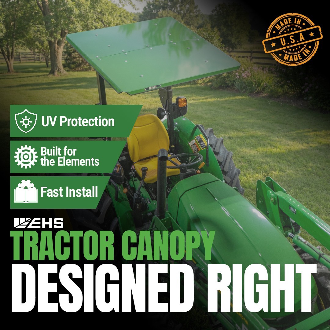 EHS Development XL Tractor Canopy Roof | Blue |