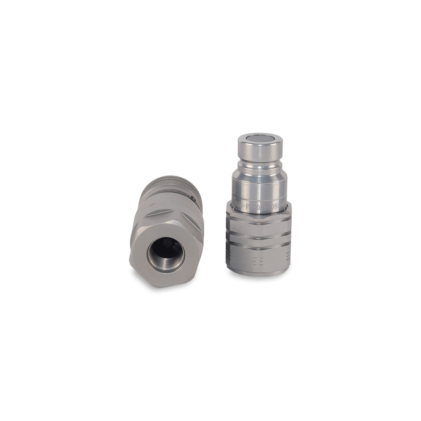 1/2″ Flat Face Hydraulic Quick Couplers Set – 1/2″ SAE Thread