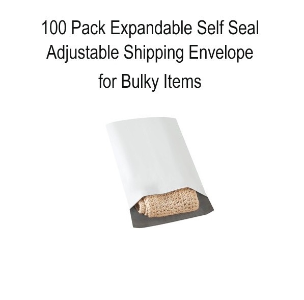 Long Poly Mailers 100 8.5”x39” Shipping Bags White (grey) Envelopes Packaging