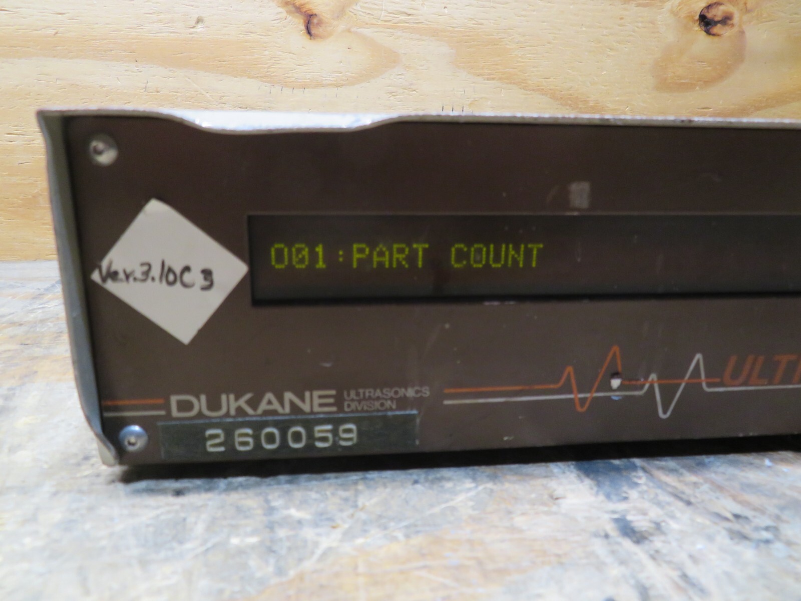 Dukane Ultra-Com 43C303 POWERED ON AS IS PARTS OR REPAIR