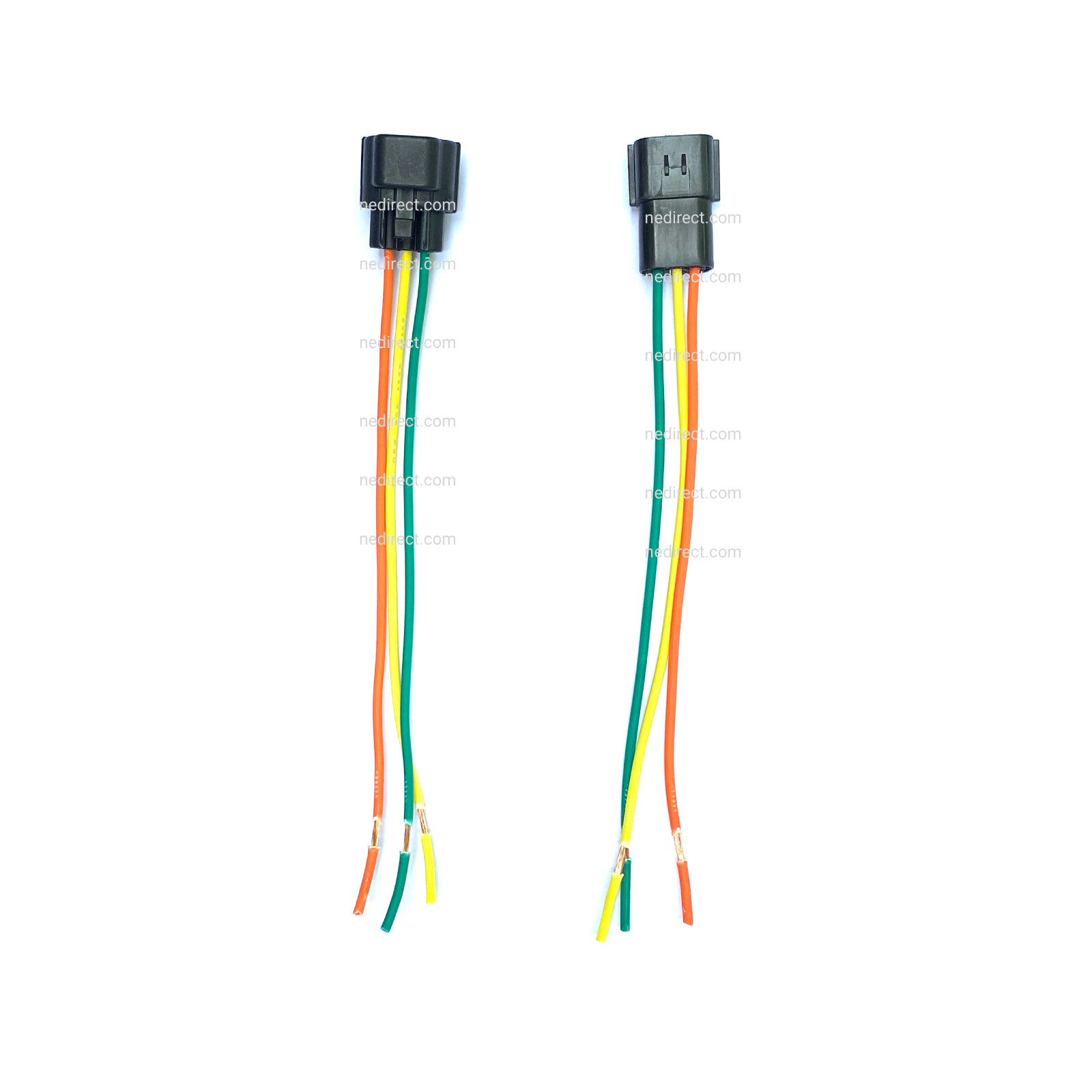 6″ ASSEMBLED WATERPROOF 3 PIN ELECTRICAL 1.8MM AWG WIRE CONNECTOR PLUG