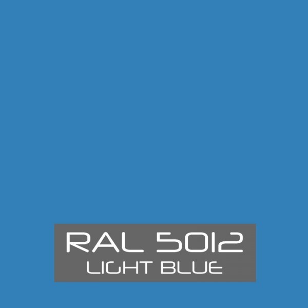 RAL 5012 Light Blue Powder Coating Paint – New 1LB
