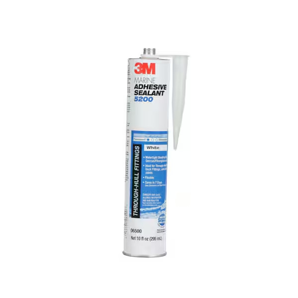 3M Marine Adhesive Sealant 5200 for Boats & RVs Above/ Below Water- 10 oz, White
