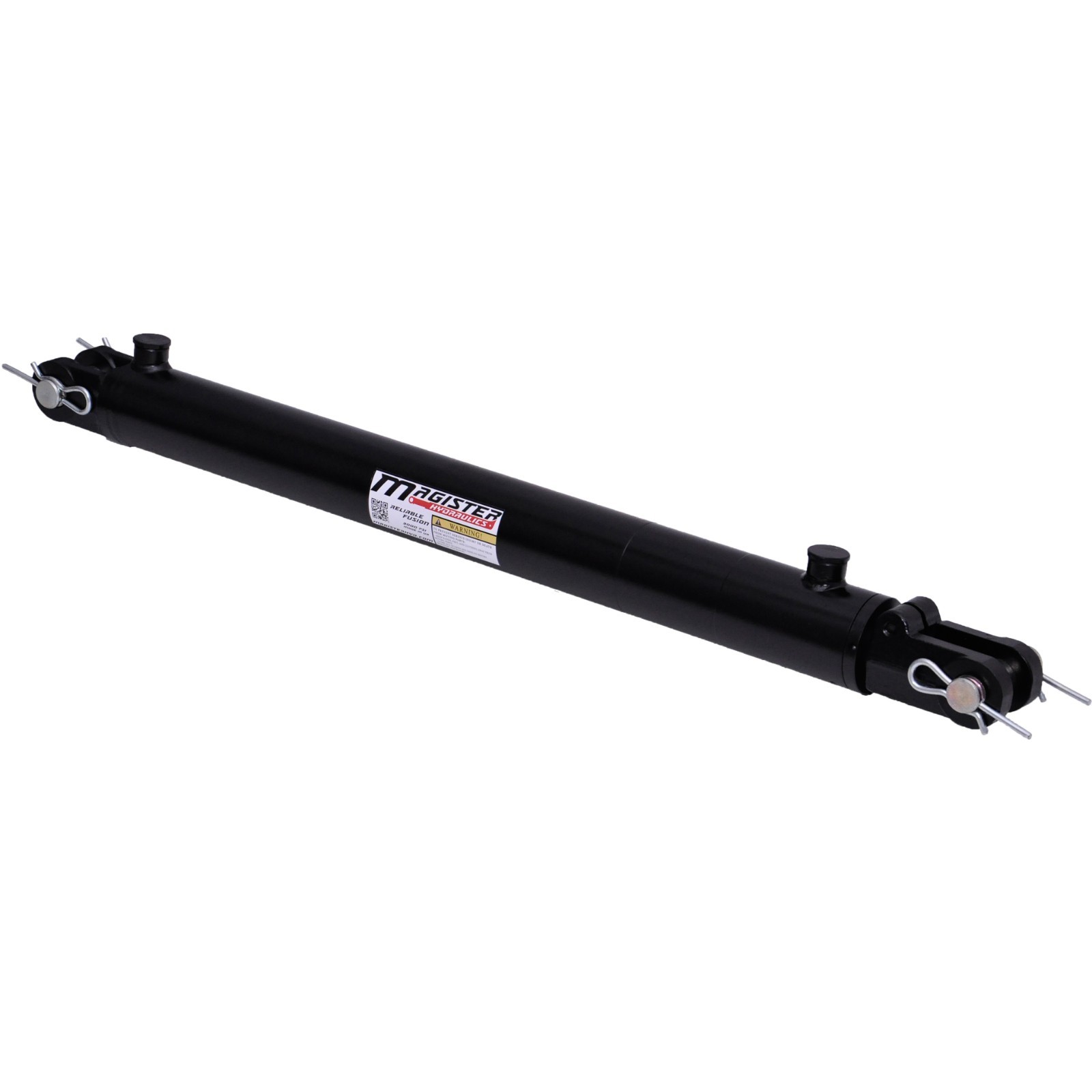 Hydraulic Cylinder Welded Double Acting 2″ Bore 24″ Stroke Clevis End 2×24 NEW