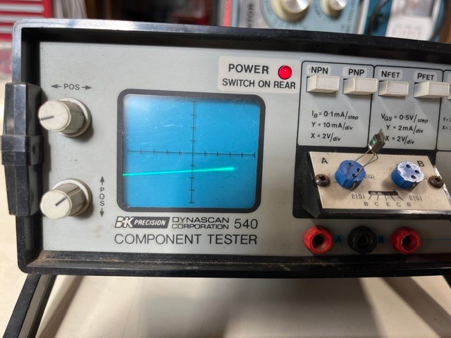 B&K Precision Model 540 Circuit Analyzer Component Tester – Tested/Working