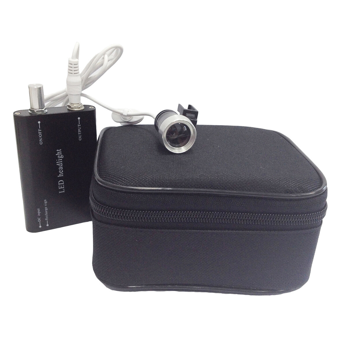 Black Dental Surgical 5W LED Head Light Headlight For Binocular Loupes