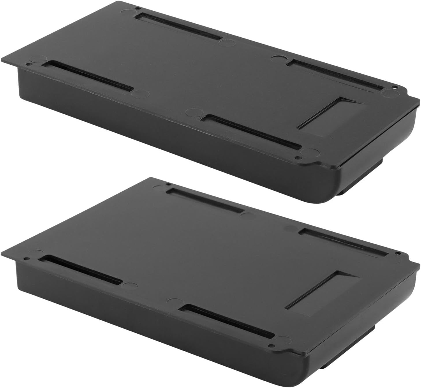 2 Pack Under Desk Drawer Organizer,Plastic Under Desk Storage Drawers Attachment