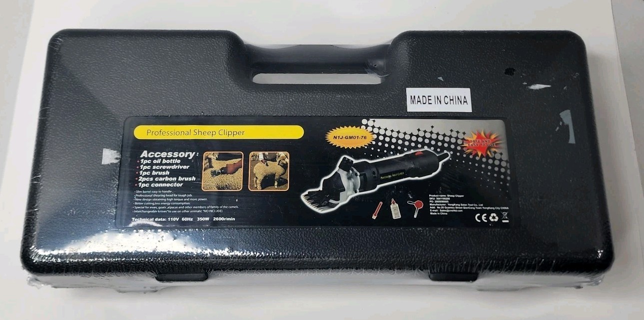YongKang – Professional Sheep Clippers (N1J-GM01-76) – 110V/60Hz/350W/2600RPM