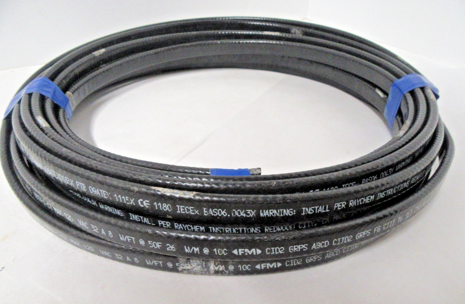 32ft Raychem nVent 8BTV1-CT Self-regulating Industrial Heating Cable 120 V 8W