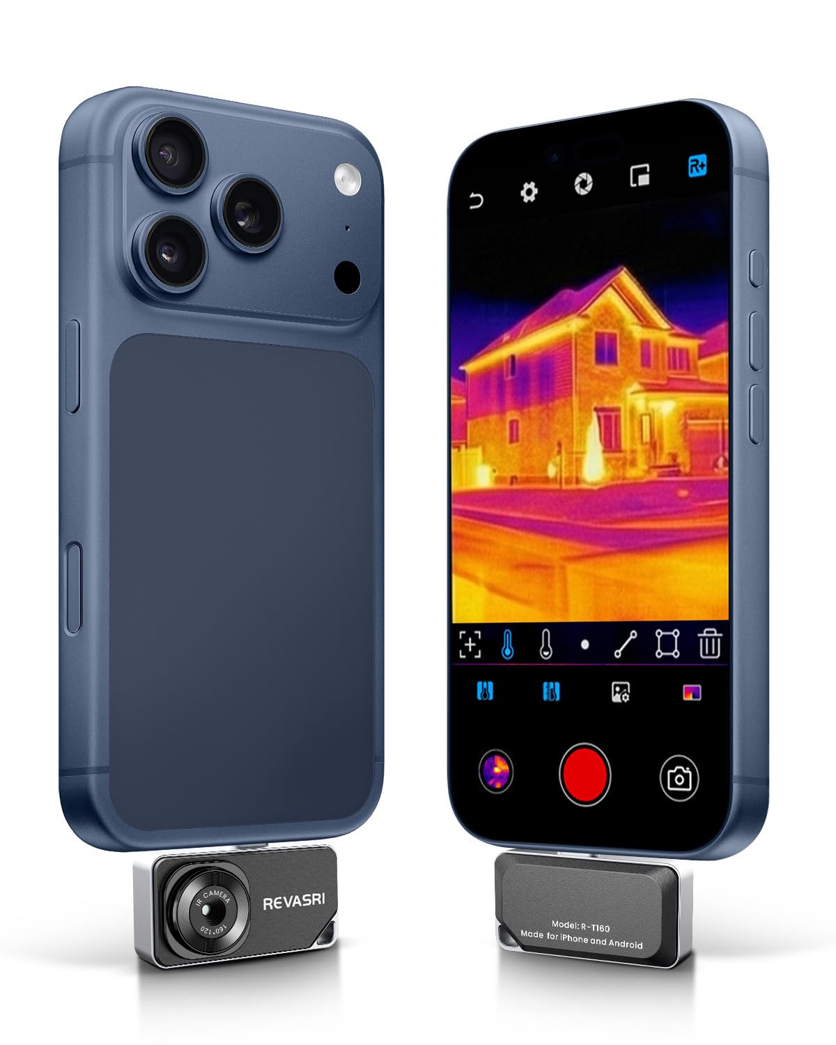 Thermal Camera for Iphone and Android, 320×240 Super IR Resolution Thermal Imagi