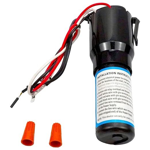 RCO210 3 IN» 1 Relay Overload and Start Capacitor, 1/3 to 1/2 HP 115 VAC