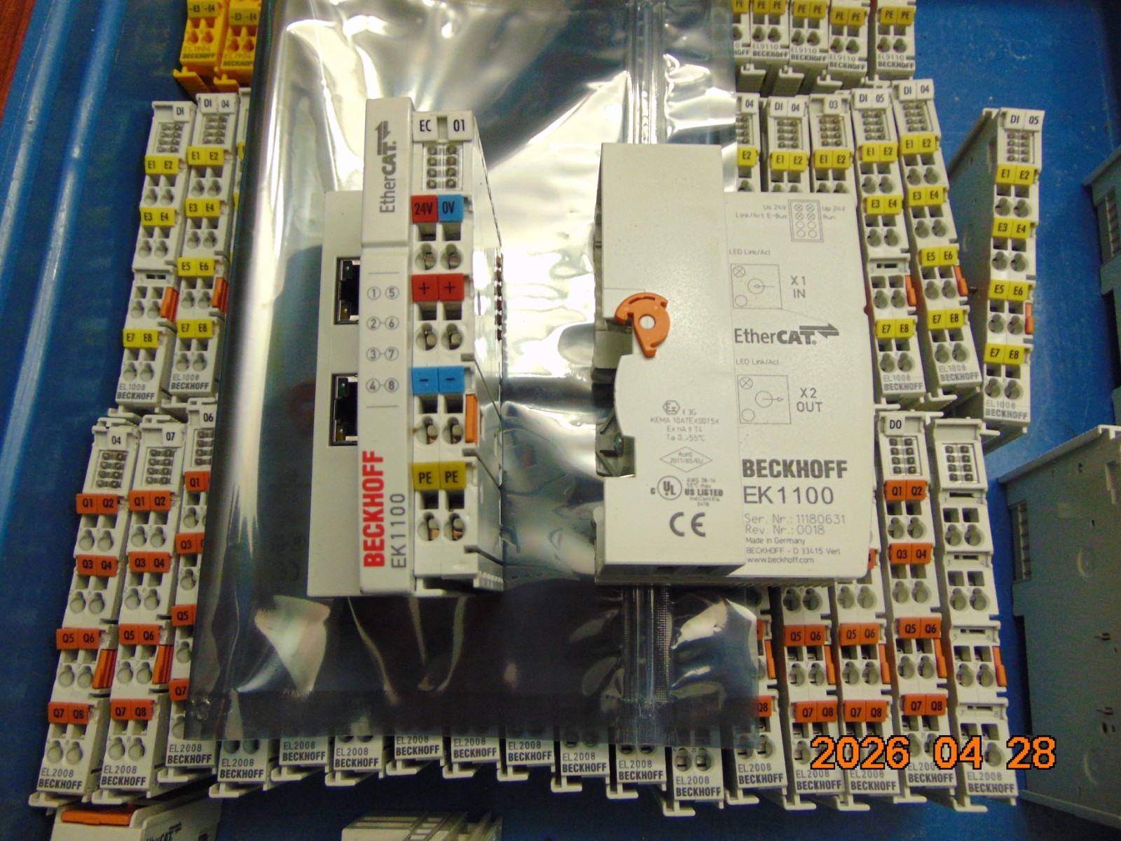 (1) BECKHOFF EK1100 EtherCAT terminal module EK1100