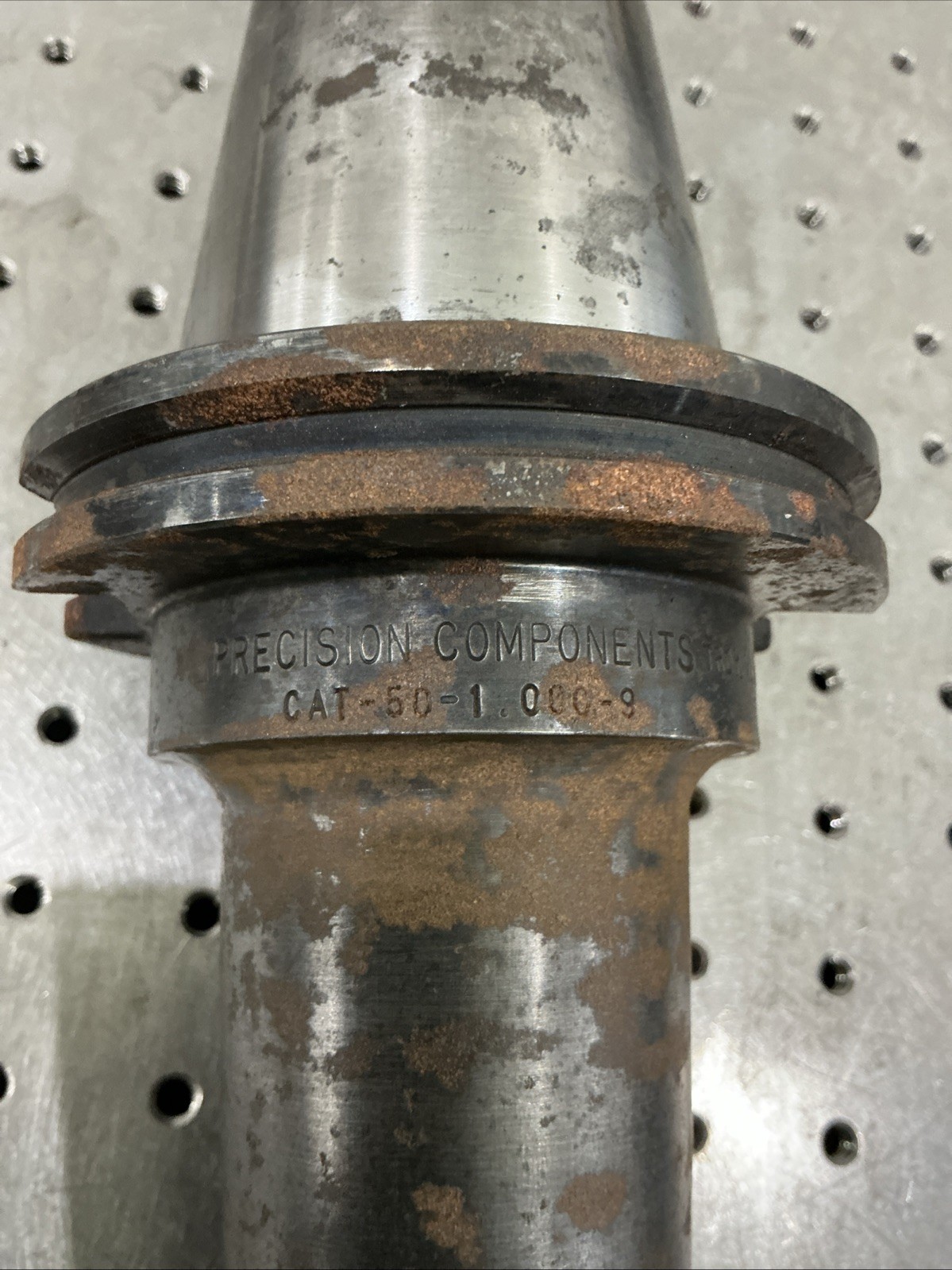 Precision Components CAT-50-1.000-9 1” Solid Tool Holder 9” Projection CAT50