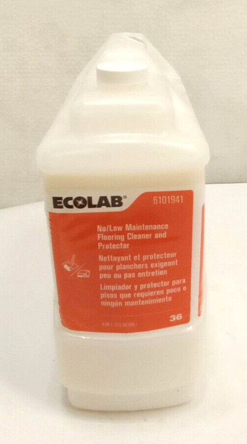 Ecolab 6101941 No/Low Maintenance Flooring Cleaner And Protector 2.5 Gallons