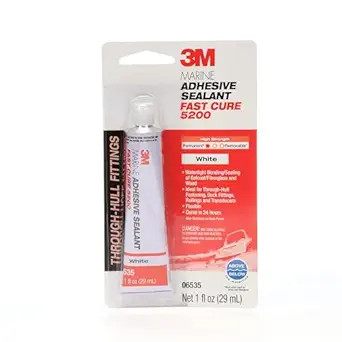 3M Marine Adhesive Sealant Fast Cure 5200 (06535) Permanent Bonding and Sealing