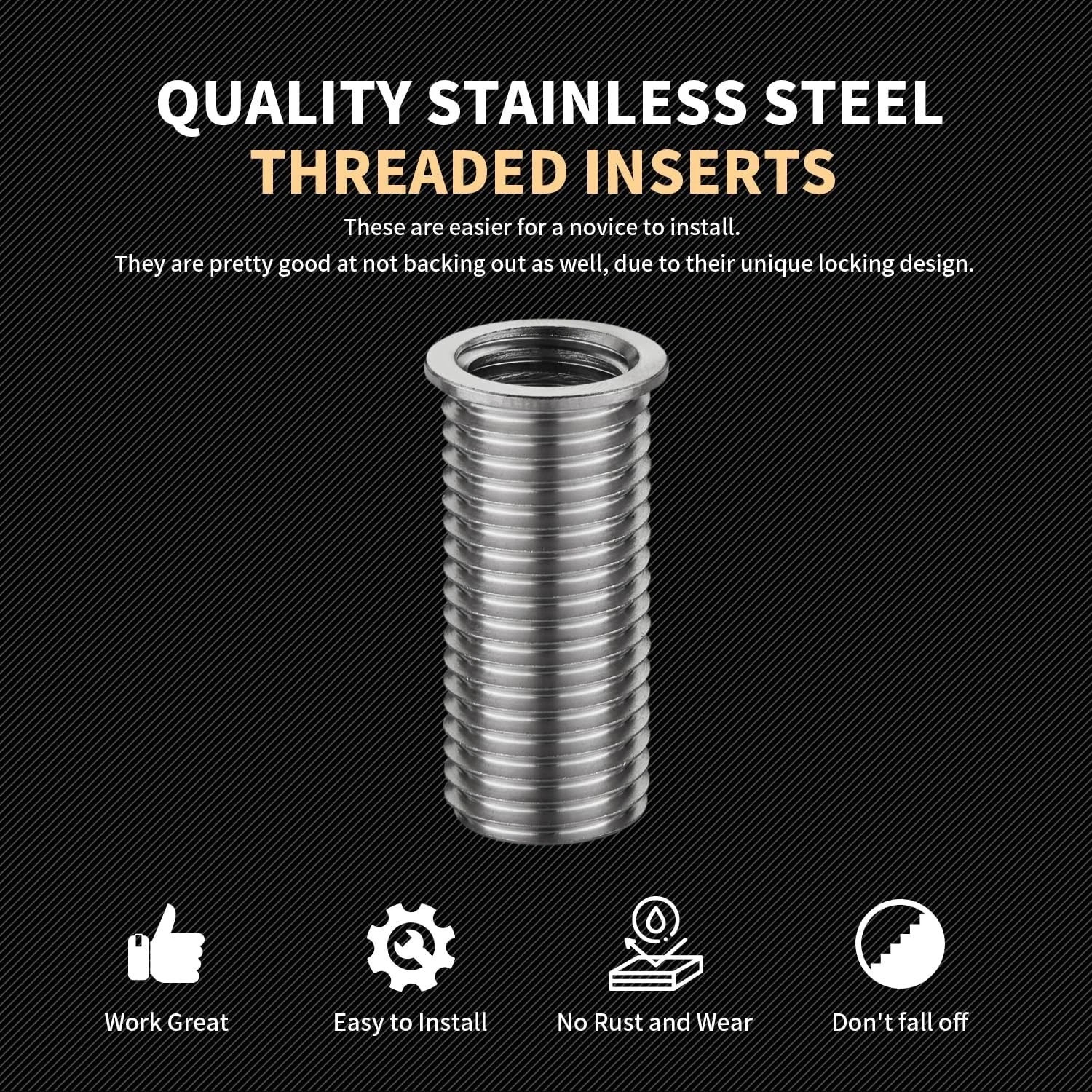 M11X1.5 Metric Thread Repair Kit with Insert HSS Drill, Tap, Counterbore, Instal