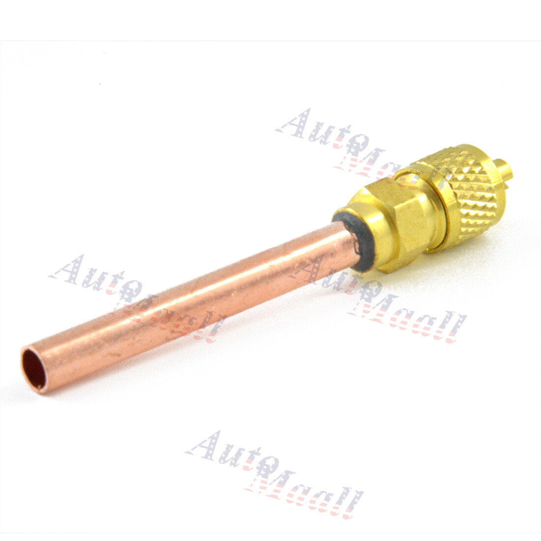 10pc Service Access Valve 1/4″ SAE *1/4 OD *2.75″ Stem Core AC Refrigeration Kit