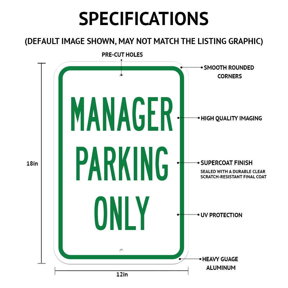 No Parking Any Time With Left Arrow Heavy Gauge Aluminum Parking Sign