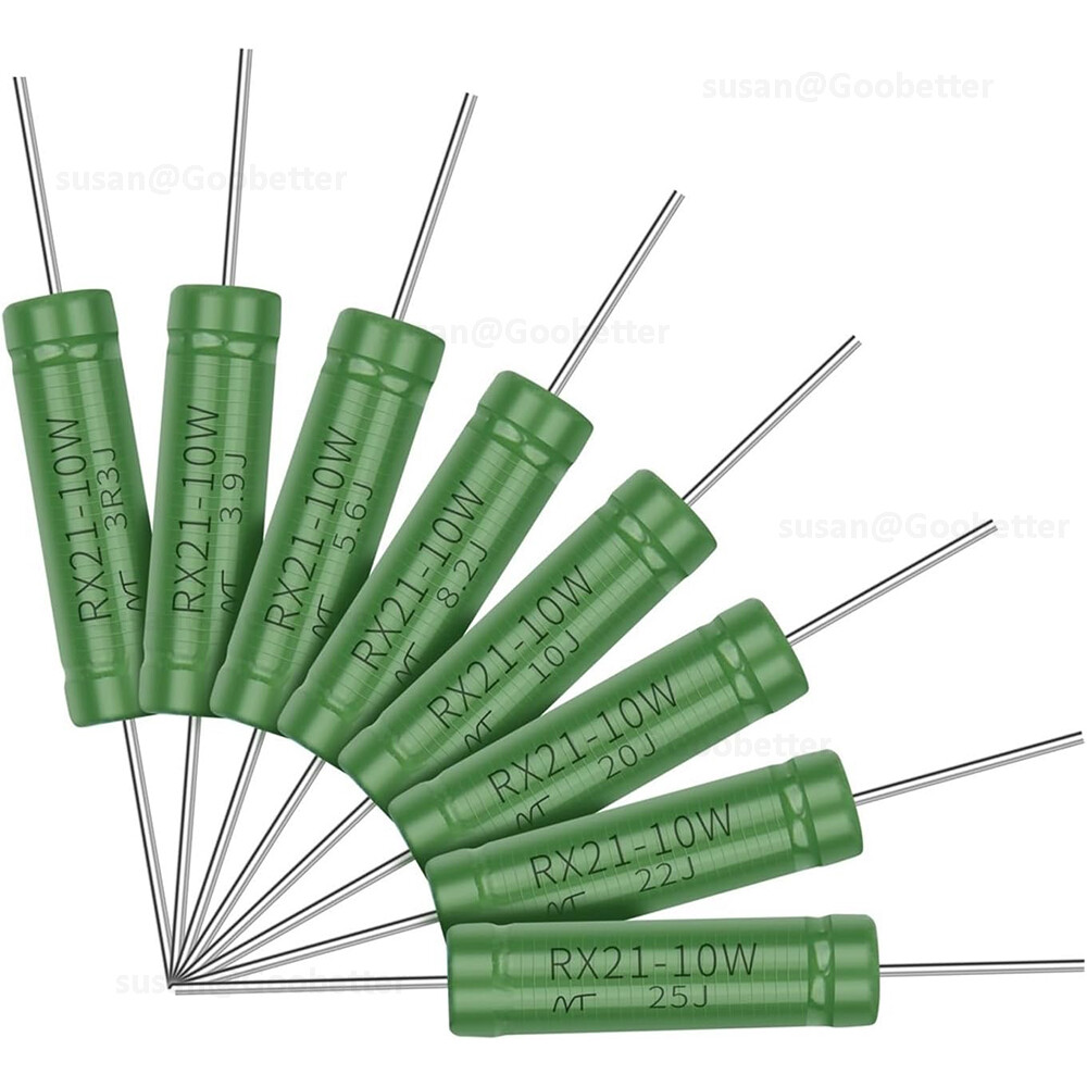 10W Wirewound Resistors Axial Leaded 5% J 0.05 to 47K ohm Resistor Through Hole