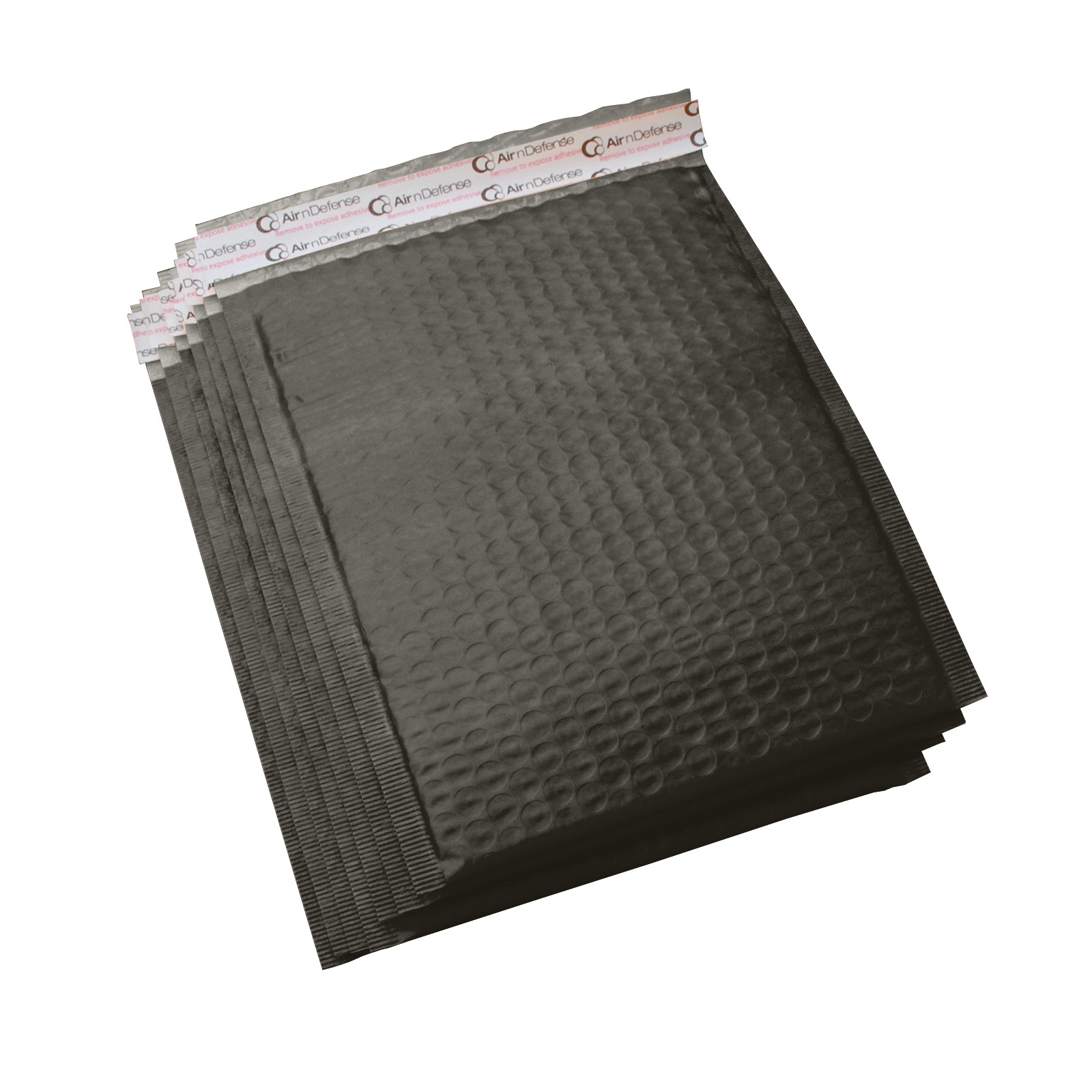 AirnDefense 100 #5 10.5X16″ Black Poly Bubble Mailers Shipping Padded Envelope