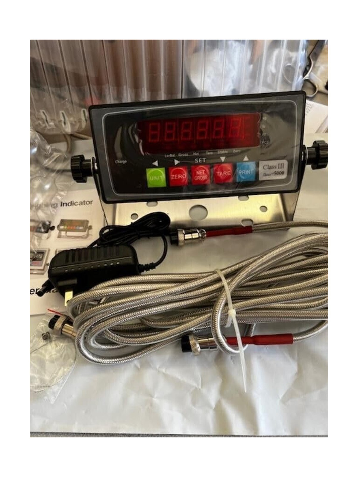 LCD Indicator PS-IN202 LCD Readout for Connecting to a Floor Scale Scale Indi…