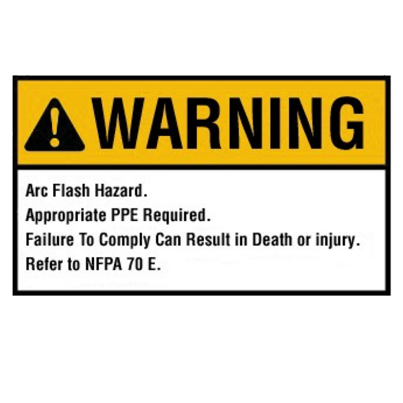 Ideal 44-894 Danger Label, Nec Arch Flash, 5″ x 7″, Adhesive