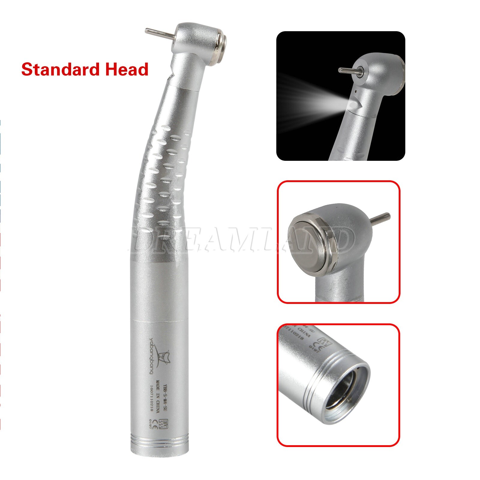 Dental fibra óptica LED Pieza de mano High Speed Fit KAVO Quick Coupler 4/6Hole