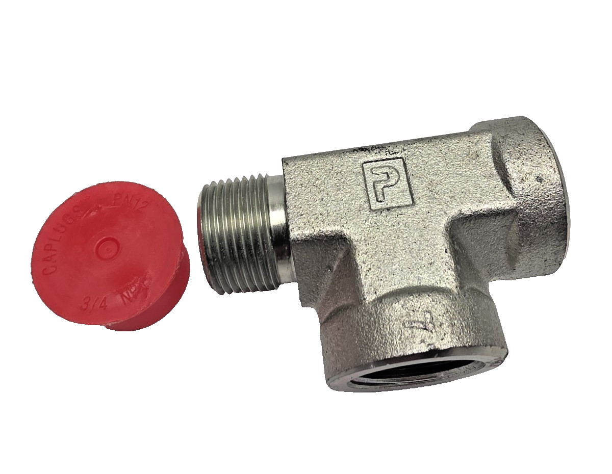 Parker 1215 M0221 Hydraulic Tube Fitting Adapter Industrial New