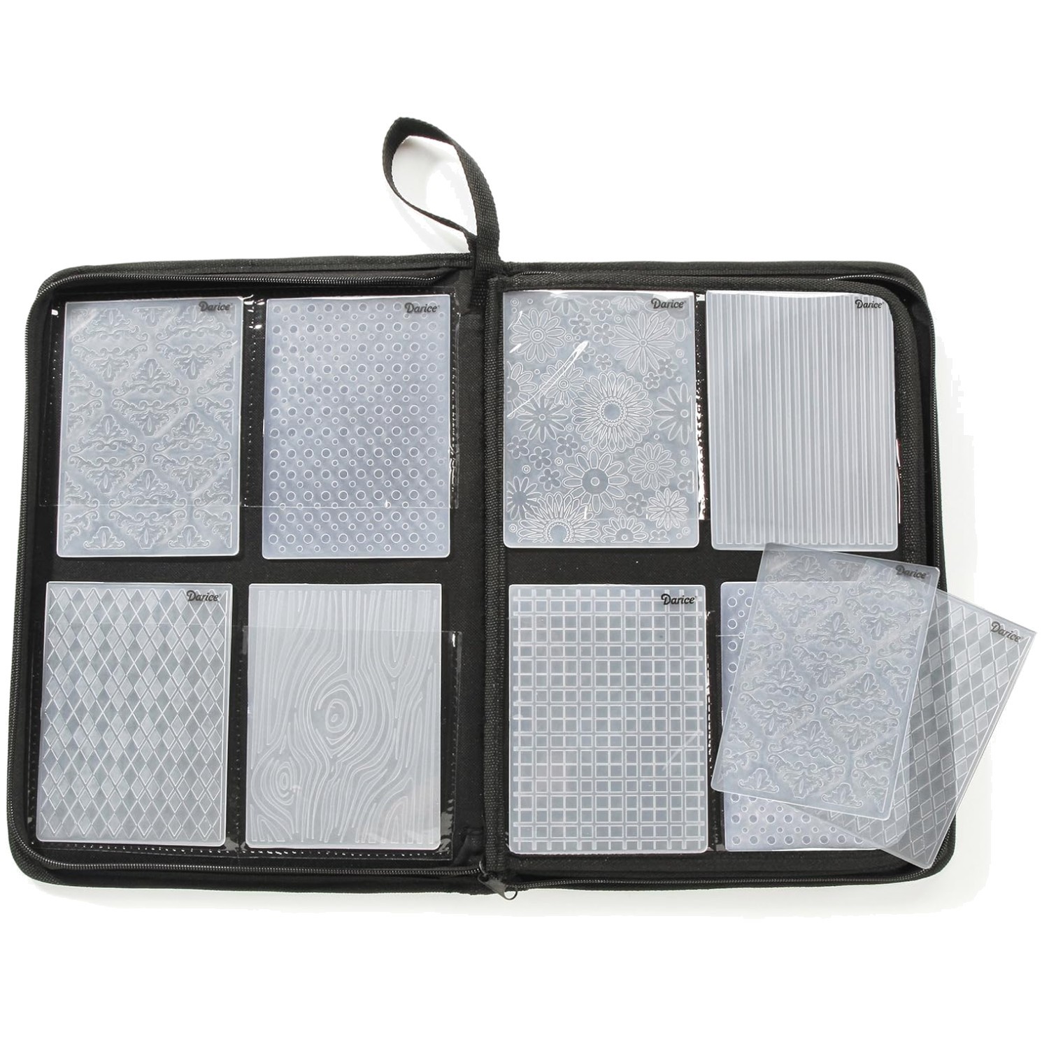 Organizer Case for 5×7-Inch Embossing Folders, Zippered