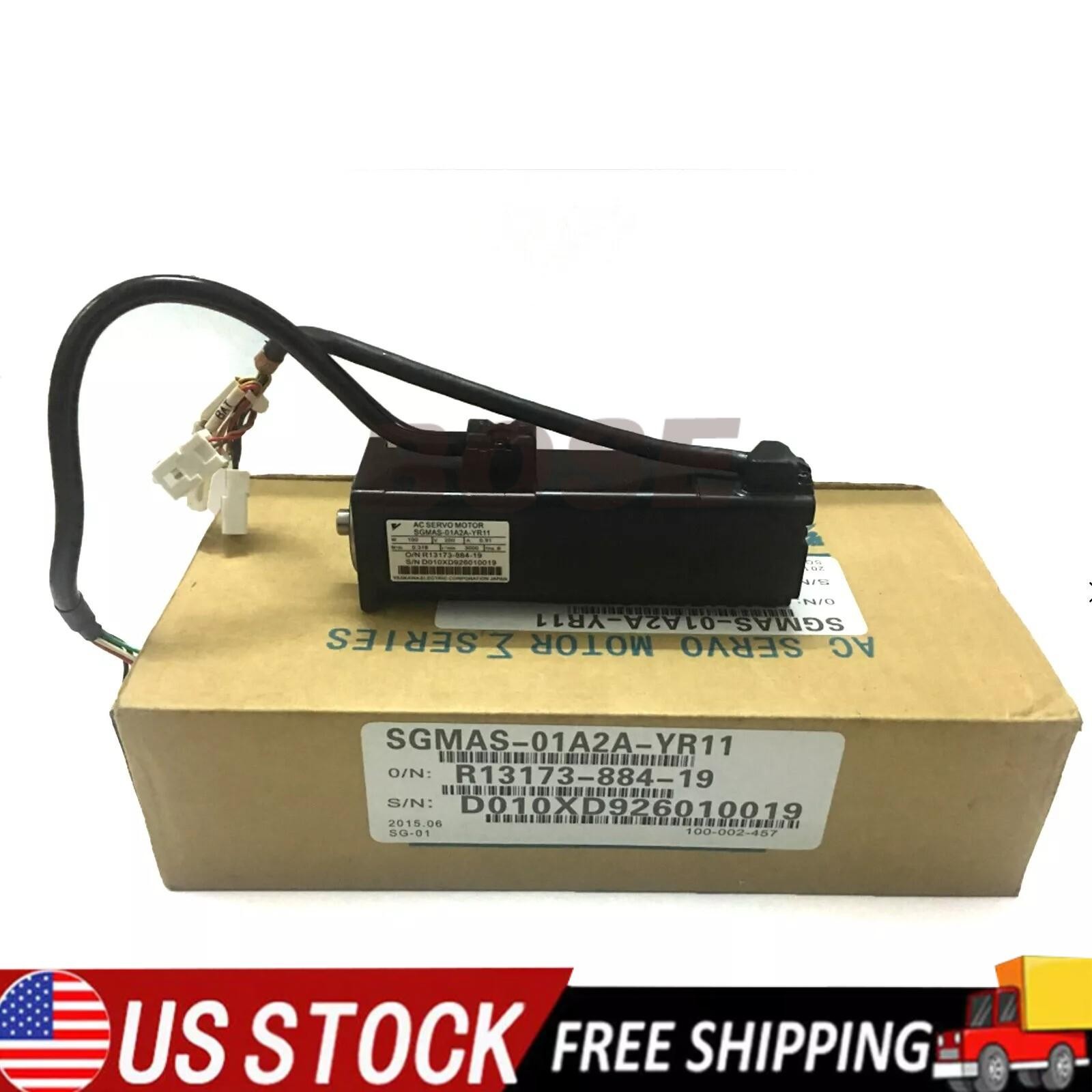 US FREE TAX YASKAWA SGMAS-01A2A-YR11 SGMAS01A2AYR11 Servo Motor, AC Servo
