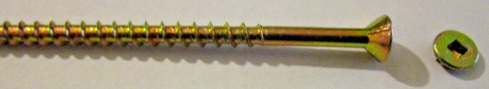 Square Bugle Head #8×3″ Coarse Thread Exterior Zinc Yellow Screw (1000)