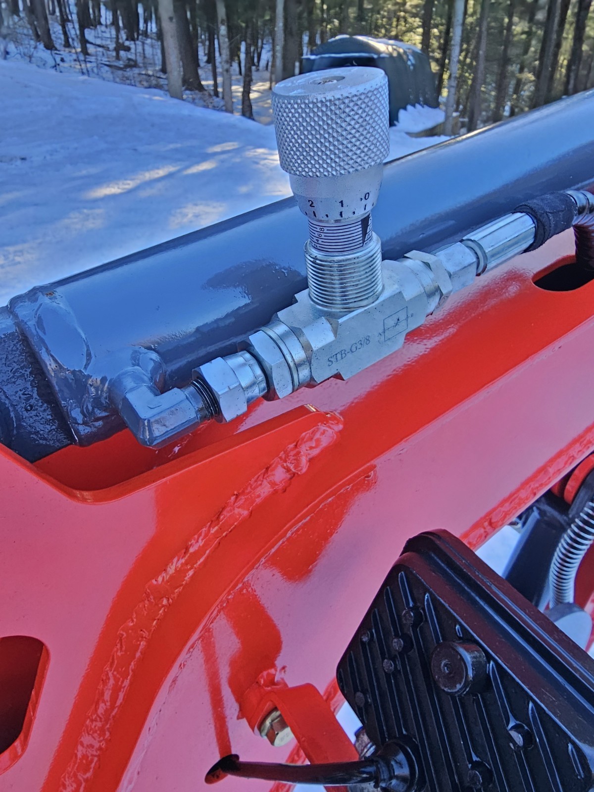 3/8″ Hydraulic Flow Control Valve – STB-G3/8 – Mini Excavator – AGT – Digger USA