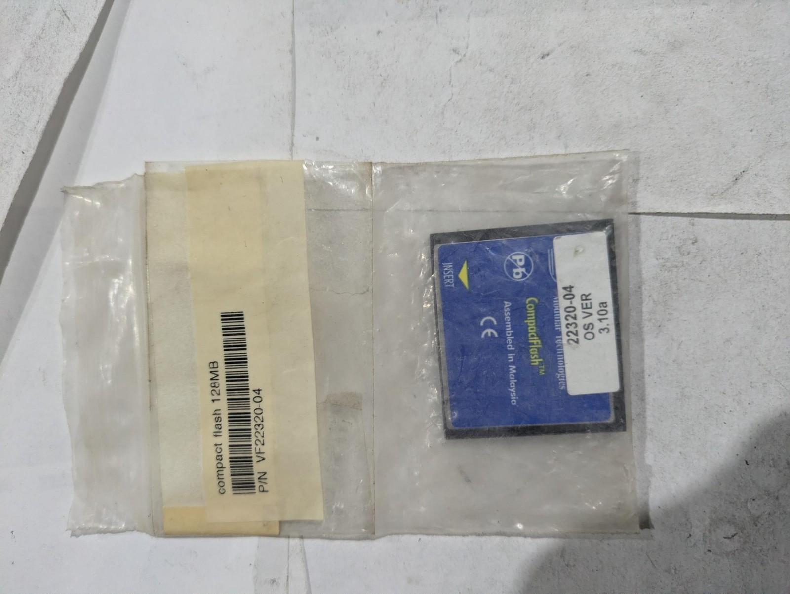 COMPACTFLASH 128MB VF22320-04 22320 os ver 3.10a 128 mb compact flash