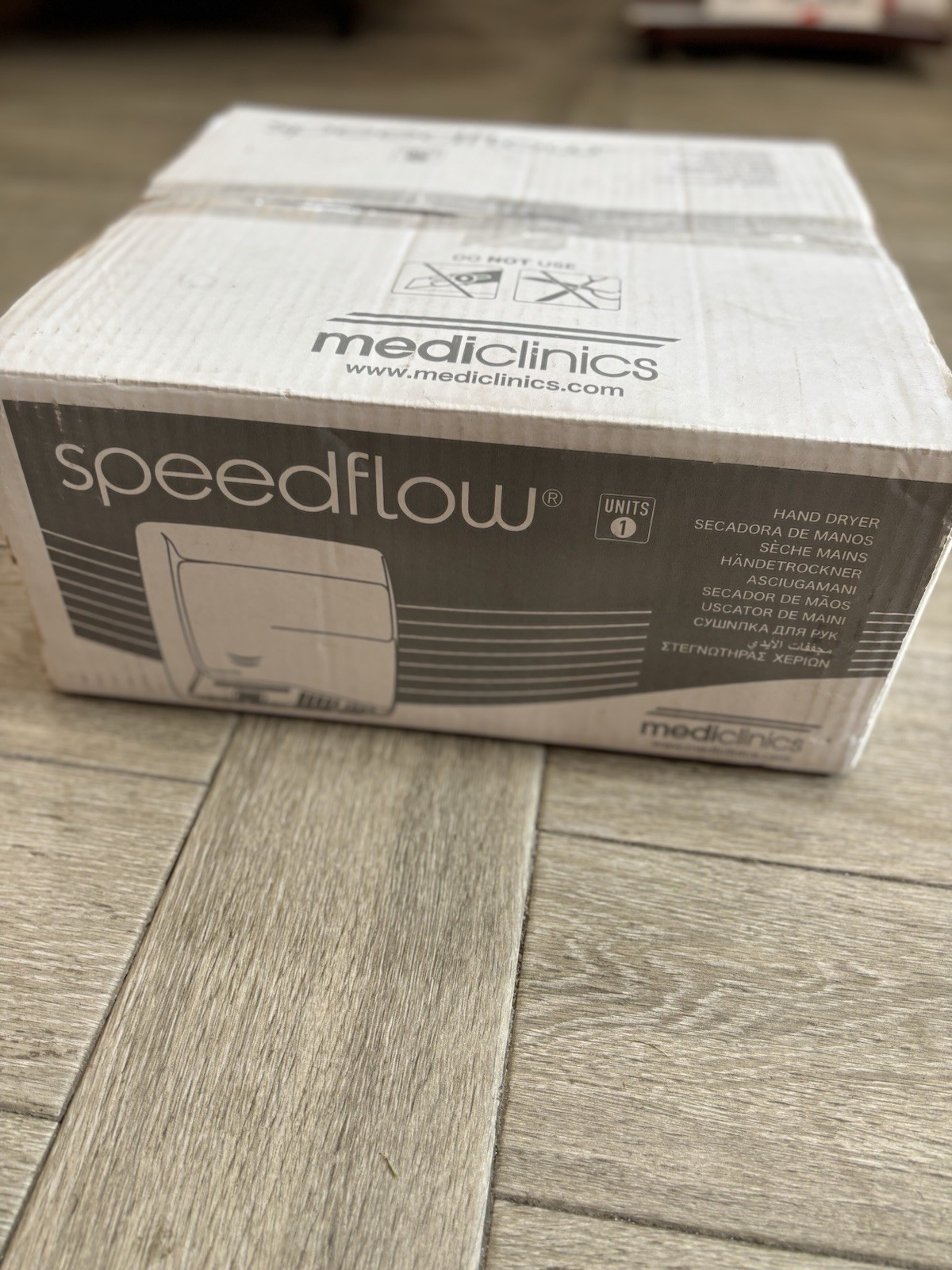 Mediclinics M06ACS Speedflow Automatic Hand Dryer, Stainless Steel