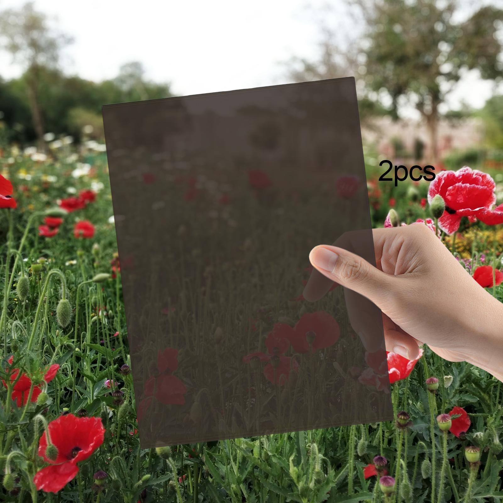 2 Pieces PVC Translucent Sheet Pet Stencil Material Film Sheet Multipurpose DIY