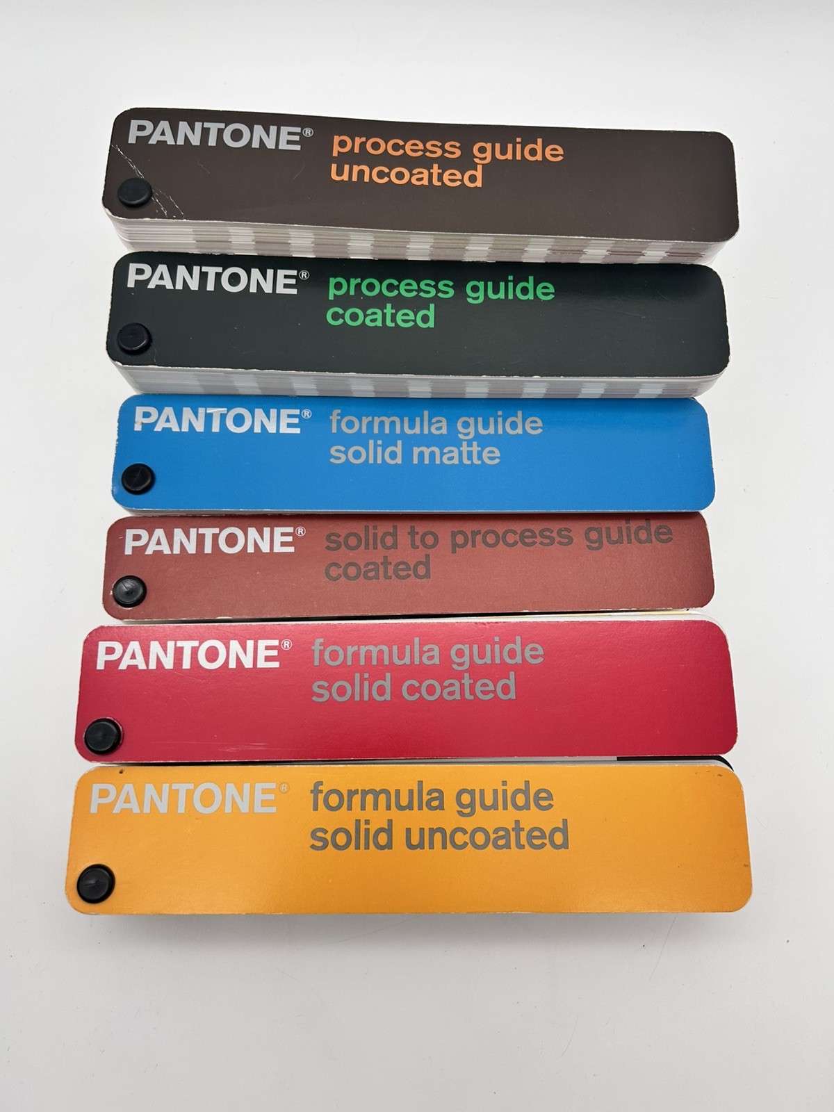 6 PANTONE Color Process And Formula Guides Assorted VERY NICE!