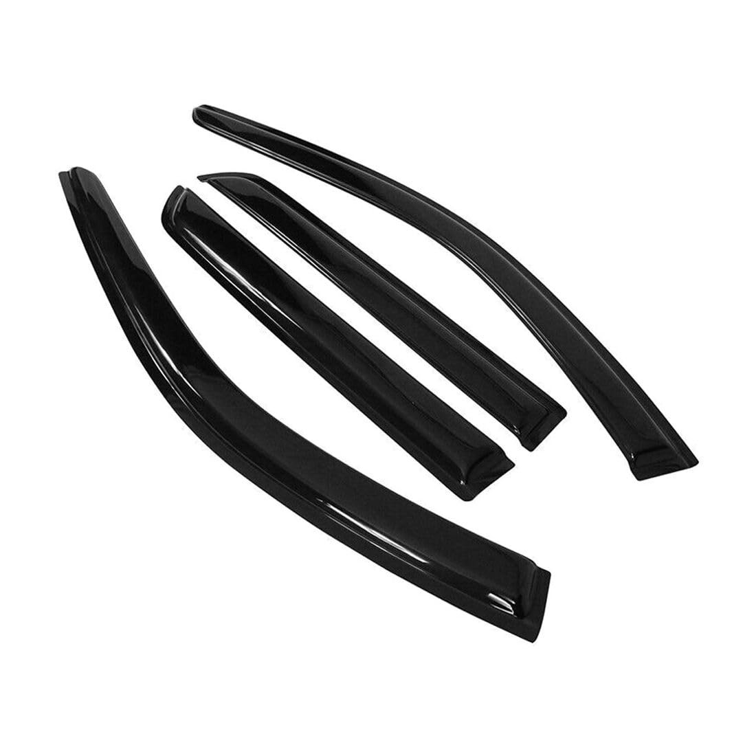 Dodge Durango 2011-2023 Window Visor Rain Guard 4pc Acrylic Smoke Tinted Slim