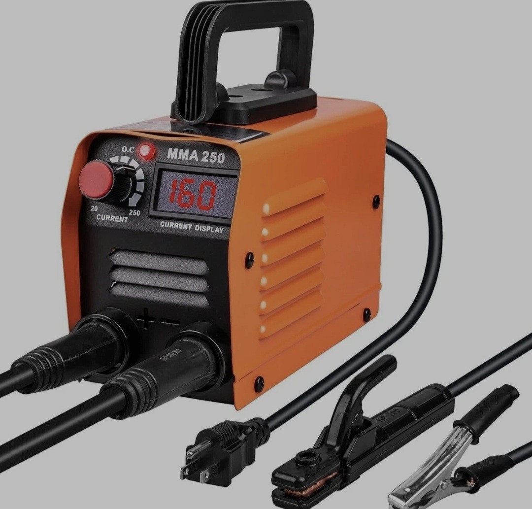 Soldadora Electrica Portatil Inversor 250A 110v / 220v Maquina D . in Red Color